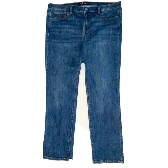 GAP Classic Streight Fit Blue Jeans in Size 16 - Picture 2 of 10